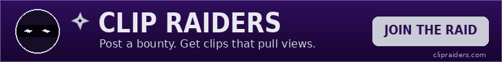 Clip Raiders — get paid to clip streamer clips (advertisement)